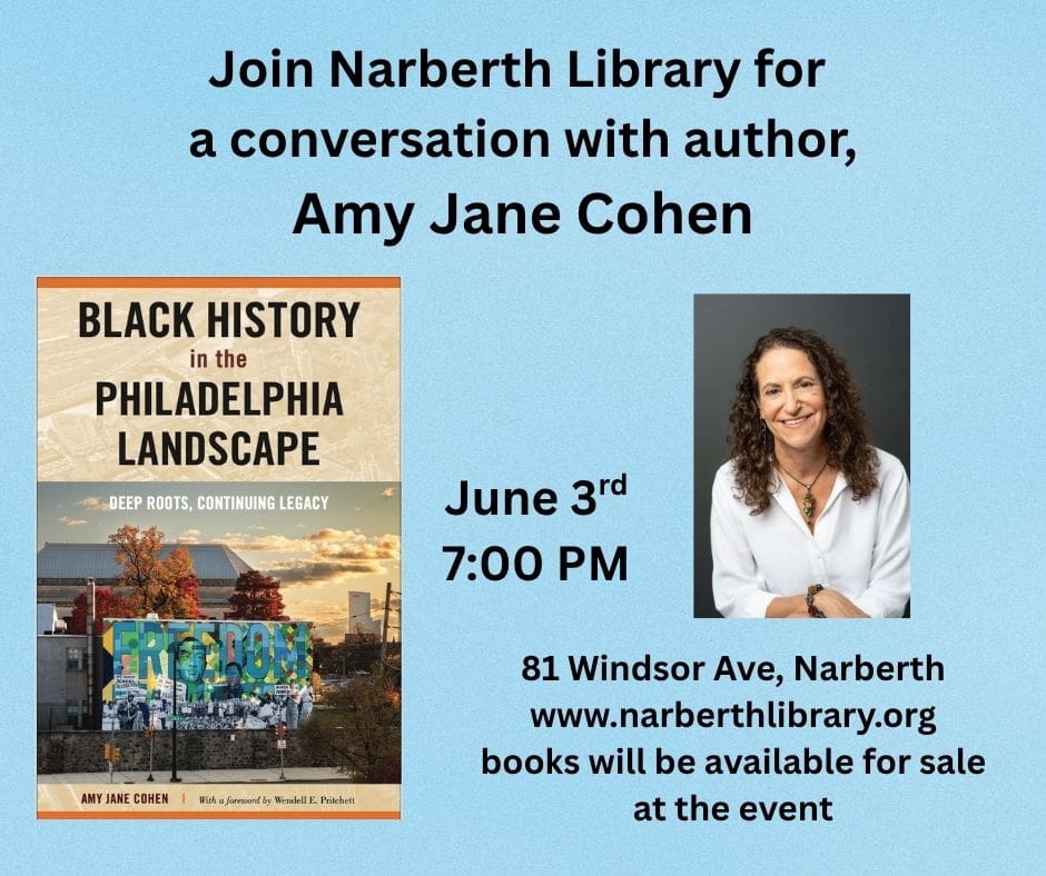 Amy Cohen at Narberth Library